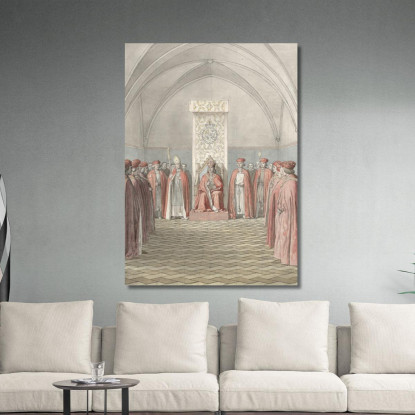 Istituzione Dell'Ordine Dell'Elefante Christoffer Wilhelm Eckersberg cwe22 quadro stampato su tela