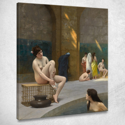 Donne Al Bagno 2 Jean-Léon Gérôme jlg51 quadro stampato su tela