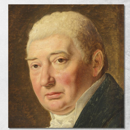 Studio Per Il Ritratto Del Mercante Schmidt Christoffer Wilhelm Eckersberg cwe64 quadro stampato su tela