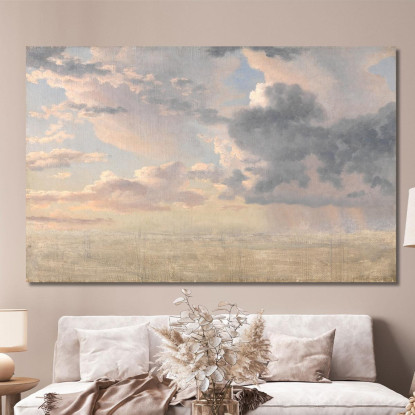 Studio Di Nuvole Sullo Stretto Christoffer Wilhelm Eckersberg cwe66 quadro stampato su tela