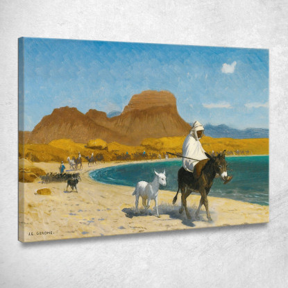 Golfe D Akaba Jean-Léon Gérôme jlg55 quadro stampato su tela