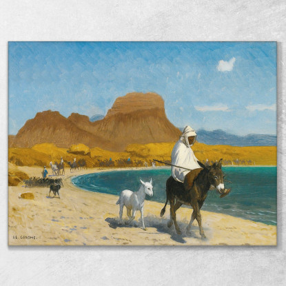 Golfe D Akaba Jean-Léon Gérôme jlg55 quadro stampato su tela