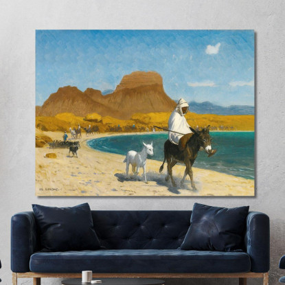 Golfe D Akaba Jean-Léon Gérôme jlg55 quadro stampato su tela