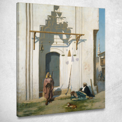 Guardie Alla Porta Di Una Tomba Jean-Léon Gérôme jlg56 quadro stampato su tela