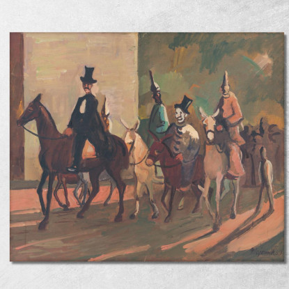 Entrando Nell'Arena Cyprián Majerník cmj25 quadro stampato su tela
