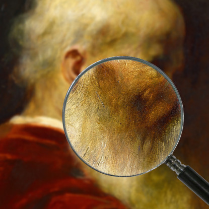 Testa Di Un Vecchio Jean-Léon Gérôme jlg59 quadro stampato su tela