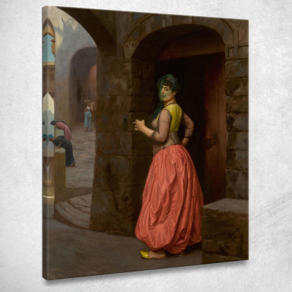 La Giovane Ragazza Del Cairo 2 Jean-Léon Gérôme jlg61 quadro stampato su tela