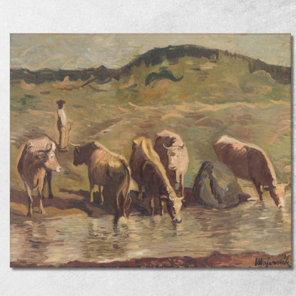 Estate Cyprián Majerník cmj79 quadro stampato su tela