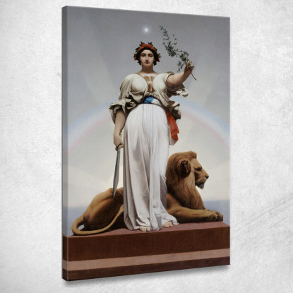 La Repubblica Jean-Léon Gérôme jlg69 quadro stampato su tela