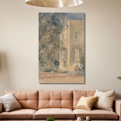 Greenfield House David Cox dcx18 quadro stampato su tela