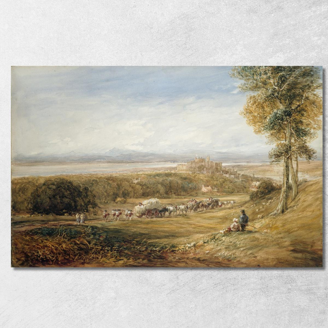 Lancaster: Pace E Guerra David Cox dcx26 quadro stampato su tela