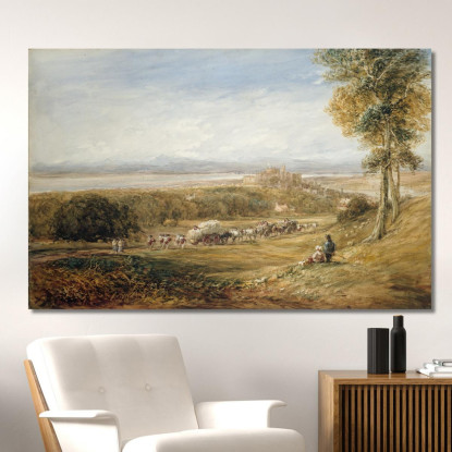 Lancaster: Pace E Guerra David Cox dcx26 quadro stampato su tela