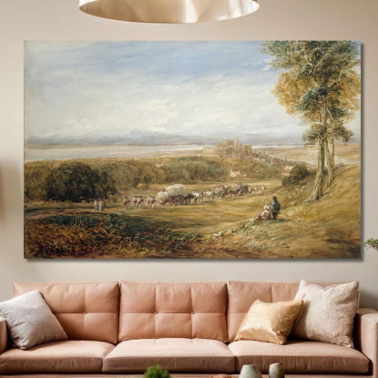 Lancaster: Pace E Guerra David Cox dcx26 quadro stampato su tela