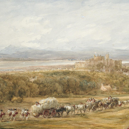 Lancaster: Pace E Guerra David Cox dcx26 quadro stampato su tela