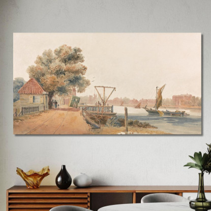 Millbank David Cox dcx32 quadro stampato su tela
