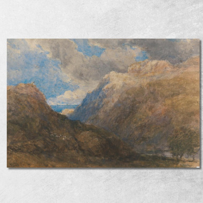 Penmaenmawr David Cox dcx39 quadro stampato su tela