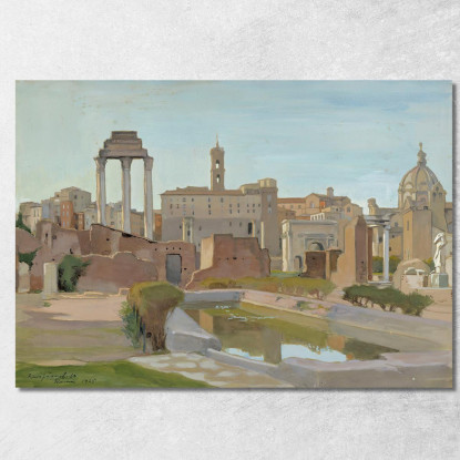 Foro Romano Eero Järnefelt ejr10 cuadro en lienzo