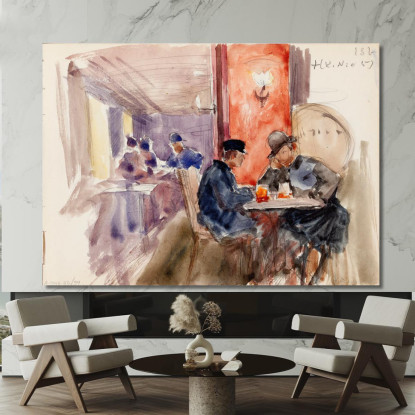 En La Taberna Eero Järnefelt ejr16 cuadro en lienzo