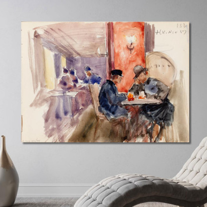 En La Taberna Eero Järnefelt ejr16 cuadro en lienzo