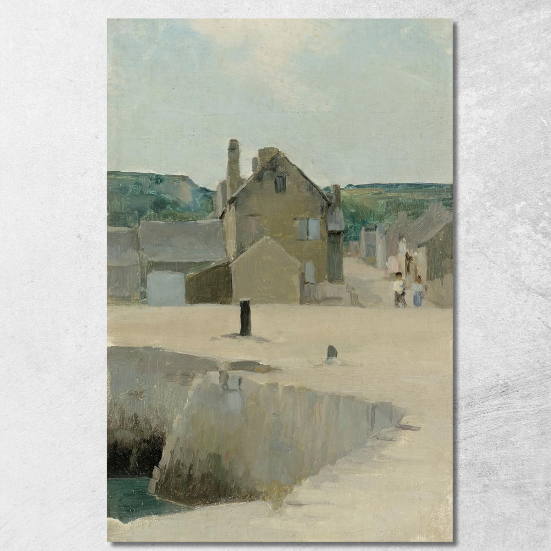 Vista Del Pueblo Eero Järnefelt ejr17 cuadro en lienzo