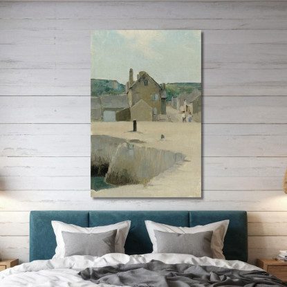 Vista Del Pueblo Eero Järnefelt ejr17 cuadro en lienzo