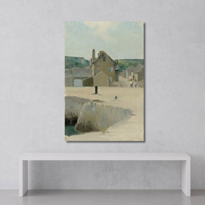 Vista Del Pueblo Eero Järnefelt ejr17 cuadro en lienzo