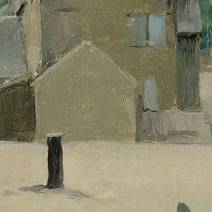 Vista Del Pueblo Eero Järnefelt ejr17 cuadro en lienzo