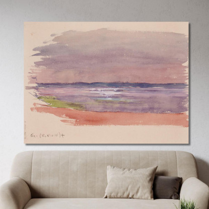 Paisaje De Lago O Marino Eero Järnefelt ejr19 cuadro en lienzo