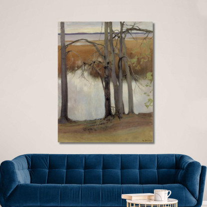 Orilla Del Lago Con Juncos 2 Eero Järnefelt ejr20 cuadro en lienzo