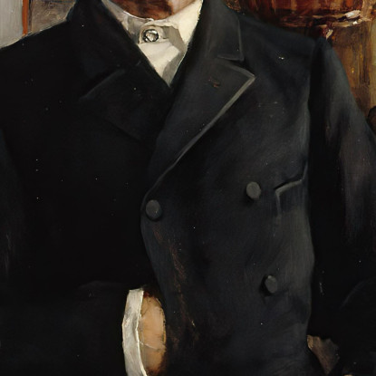 Retrato Del Barón Johan Philip Palmén Vicerrector De La Universidad Eero Järnefelt ejr27 cuadro en lienzo