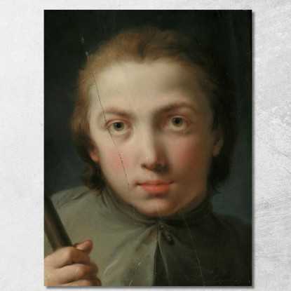 Testa Di Un Ragazzo Gaetano Gandolfi ggn4 quadro stampato su tela