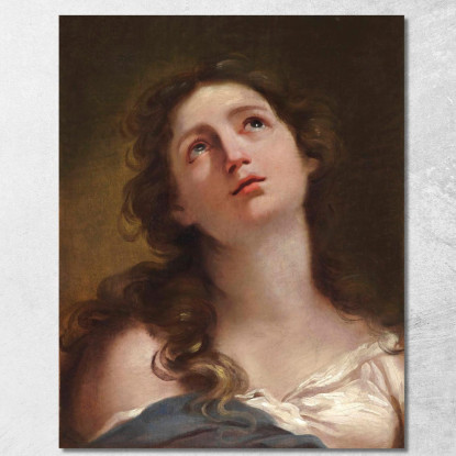 Testa Di Una Giovane Donna Gaetano Gandolfi ggn6 quadro stampato su tela