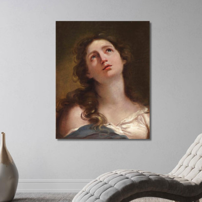 Testa Di Una Giovane Donna Gaetano Gandolfi ggn6 quadro stampato su tela