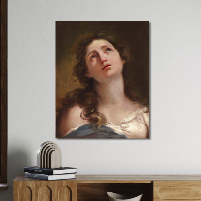 Testa Di Una Giovane Donna Gaetano Gandolfi ggn6 quadro stampato su tela