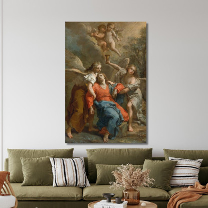 L'Agonia Di Cristo Gaetano Gandolfi ggn11 quadro stampato su tela