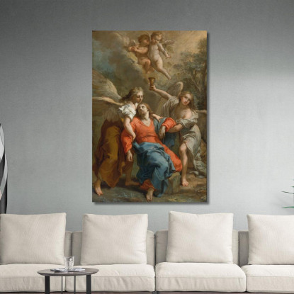 L'Agonia Di Cristo Gaetano Gandolfi ggn11 quadro stampato su tela