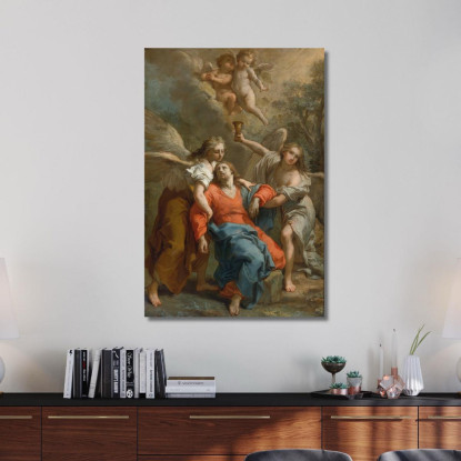 L'Agonia Di Cristo Gaetano Gandolfi ggn11 quadro stampato su tela