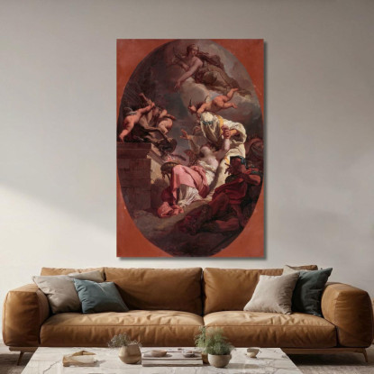 Il Sacrificio Di Ifigenia Gaetano Gandolfi ggn16 quadro stampato su tela