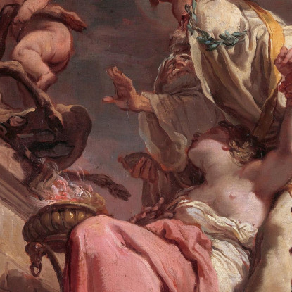 Il Sacrificio Di Ifigenia Gaetano Gandolfi ggn16 quadro stampato su tela