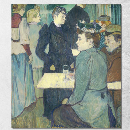 Un Angolo Del Moulin De La Galette Henri de Toulouse-Lautrec htl1 quadro stampato su tela