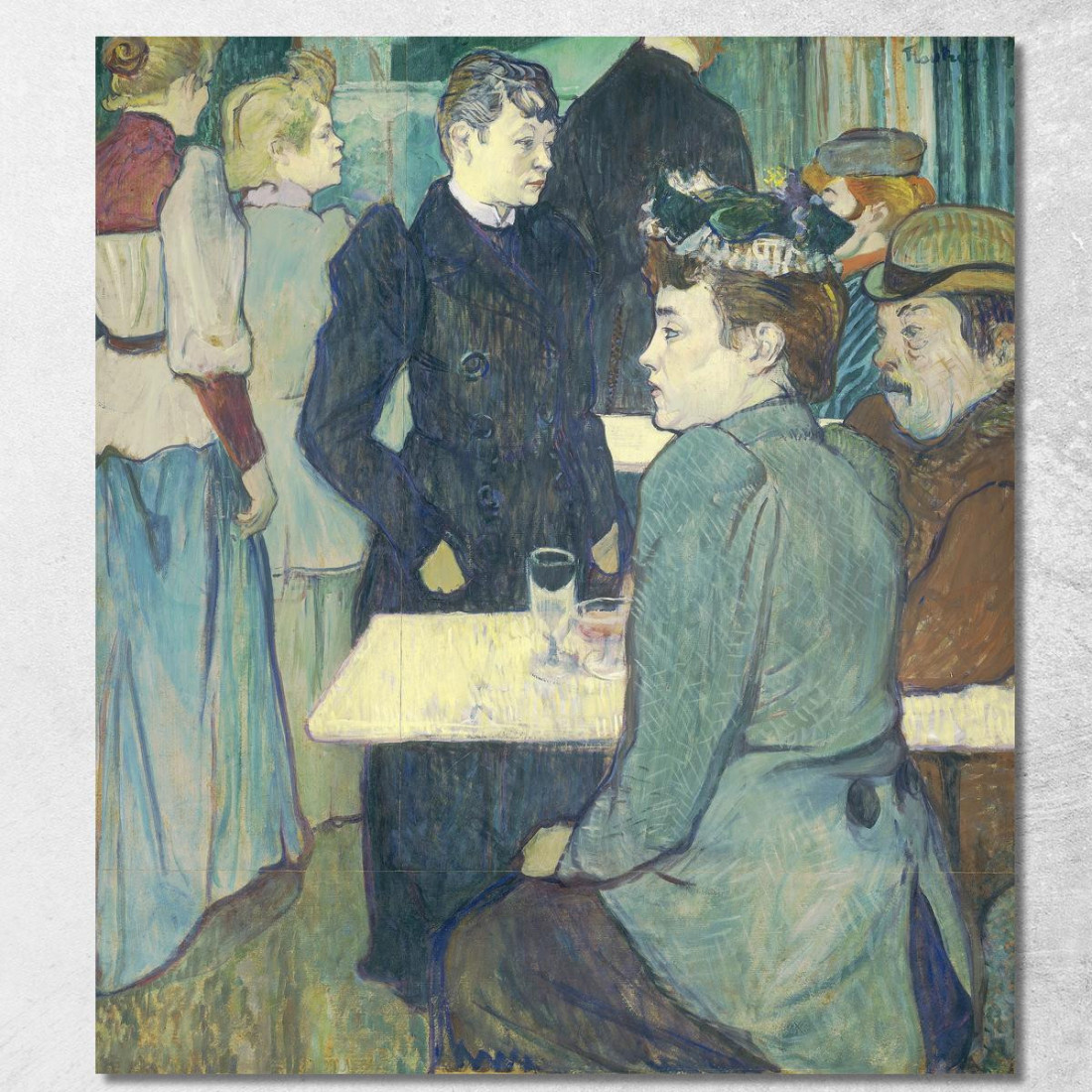 Un Angolo Del Moulin De La Galette Henri de Toulouse-Lautrec htl1 quadro stampato su tela