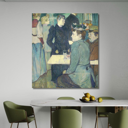 Un Angolo Del Moulin De La Galette Henri de Toulouse-Lautrec htl1 quadro stampato su tela
