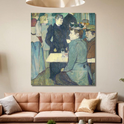 Un Angolo Del Moulin De La Galette Henri de Toulouse-Lautrec htl1 quadro stampato su tela