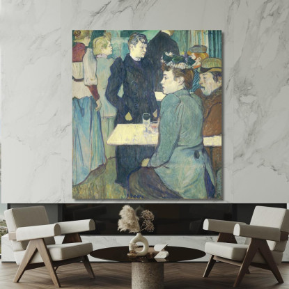 Un Angolo Del Moulin De La Galette Henri de Toulouse-Lautrec htl1 quadro stampato su tela