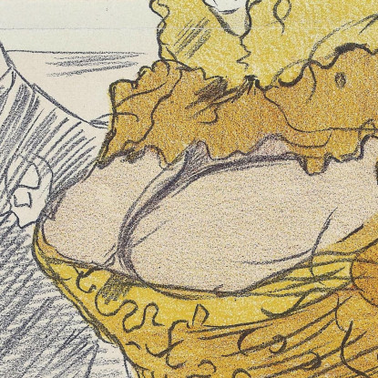 Manifesto Per Il Bal Degli Studenti Henri de Toulouse-Lautrec htl4 quadro stampato su tela