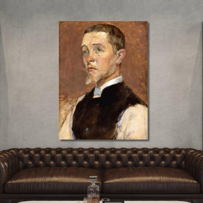 Albert René Grenier 1858-1925 Henri de Toulouse-Lautrec htl5 quadro stampato su tela