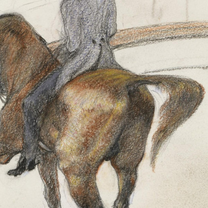 Al Circo Il Passo Spagnolo (Au Cirque Le Pas Espagnol) Henri de Toulouse-Lautrec htl12 quadro stampato su tela