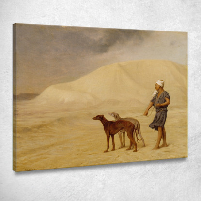Nel Deserto Jean-Léon Gérôme jlg92 quadro stampato su tela