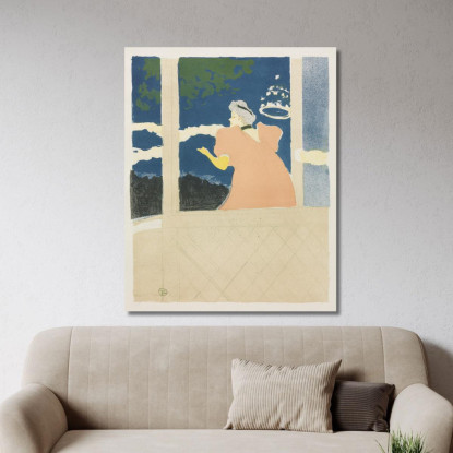 Agli Ambassadeurs Henri de Toulouse-Lautrec htl20 quadro stampato su tela