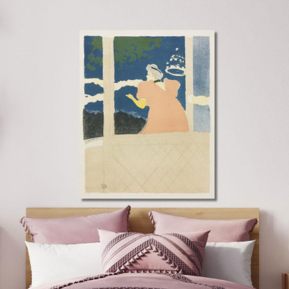 Agli Ambassadeurs Henri de Toulouse-Lautrec htl20 quadro stampato su tela